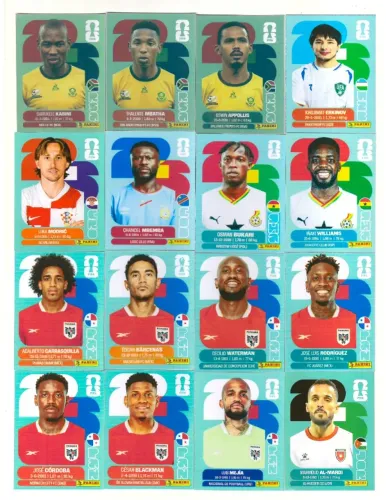Lote de Figurinhas da Copa Do Mundo 2026 ALTERNATIVAS