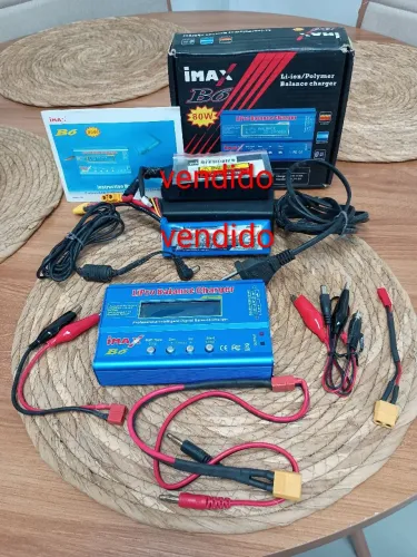 KIT CARREGADOR IMAX B6 - PRONTO PARA USO (AS / RC / DRONE)