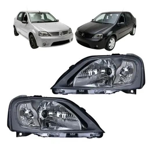 Par Farol Renault Logan 2007 2008 2009 A 2013 Macara Cinza