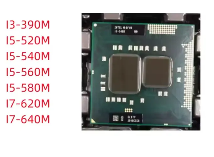 Processador i5 540m, i5 560m e i7 620m  aparti de 119,00 ( pentium socket 998 )