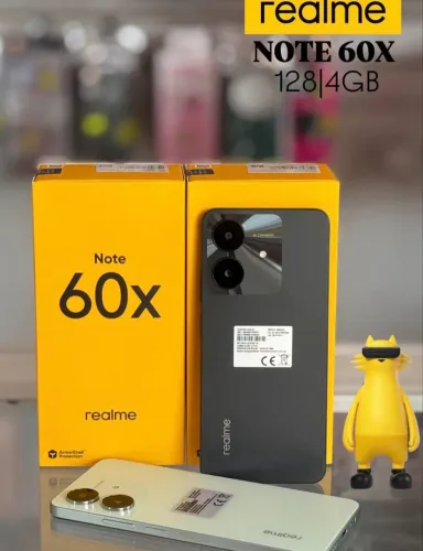 Celular Realme Note 60x 128Gb 04Gb RAM Novo Preto Ou Verde Lacrado Entregamos