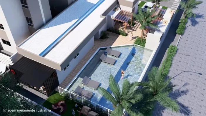 Apartamento com 2 quartos em Patos minha casa minha vida Terraço  das Kamelias