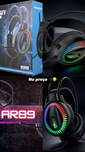 FONE GAMER ´´AR89´´LED