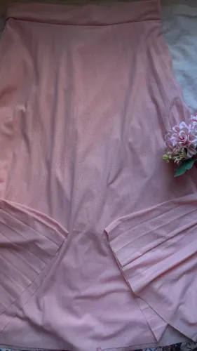 Saia Rosa Comprida