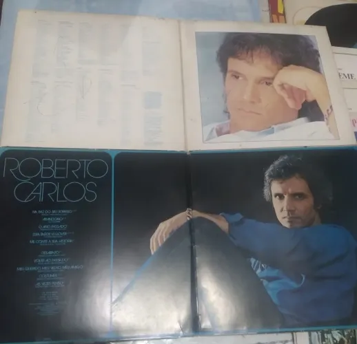 capas duplas vinil Roberto Carlos,  apenas as capas