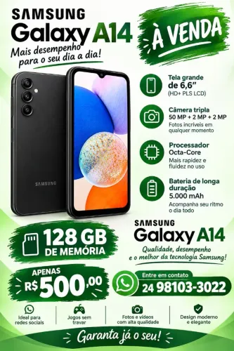 Celular Samsung galaxy A14 usado