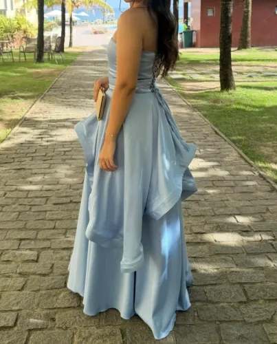 Vestido Azul Serenity - Usado apenas uma vez.