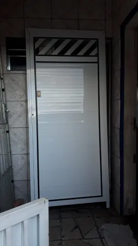 Portao de aluminio