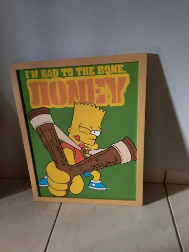 Quadro dos Simpsons 