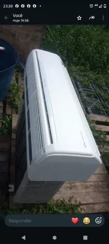 Vendo ar condicionado ujitsu de 24 mil inverter se instalar com migo dou seis meses d G