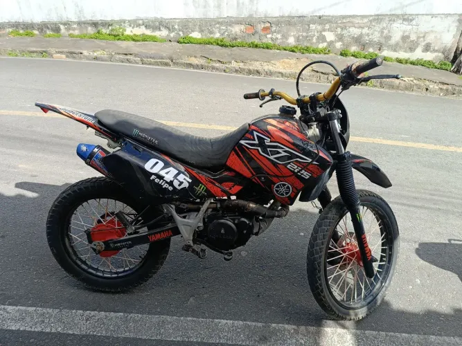XT 225 motor canhão pronto e preparado para trilha revisa e com bateria na garantia