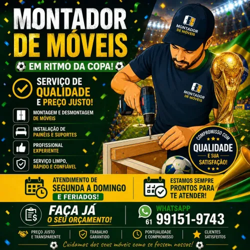 Montador de móveis profissional 