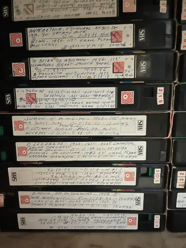 Coleção 50 fitas VHS antigas Gravadas