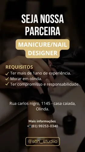 Vaga para manicure
