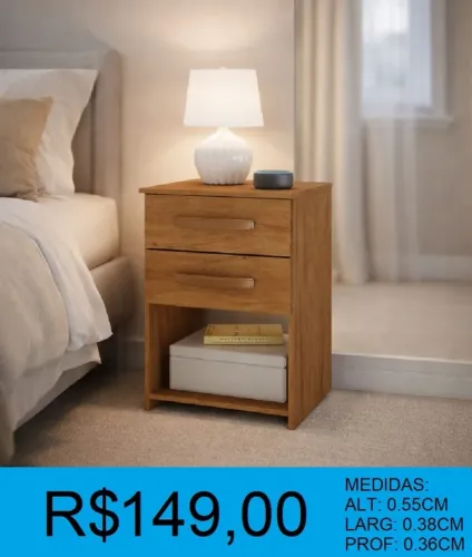Mesa de cabeceira novidade - compre hoje e receba em até 2 dias úteis
