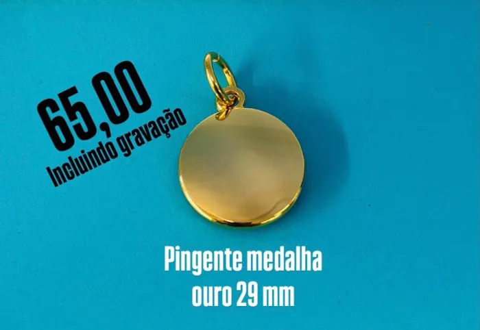 Semijoias + BRINDE: gravação à laser
