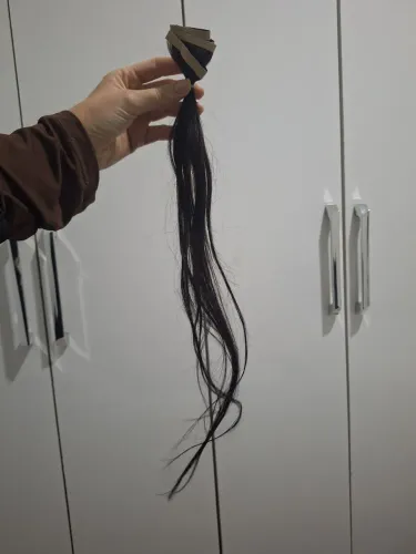 Mega hair para franja ou lado