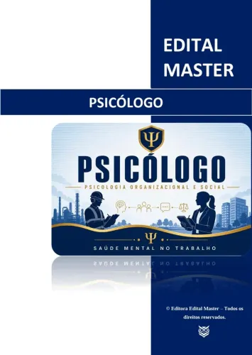 MATERIAL CONCURSO DA TRANSPETRO ÊNFASE EM PSICOLOGIA NÍVEL SUPERIOR