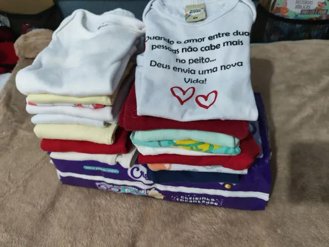 Lote de roupinhas de bebe 
