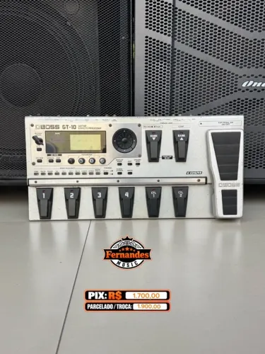 Pedaleira BOSS GT10 | TROCAS: LEIA O ANÚNCIO
