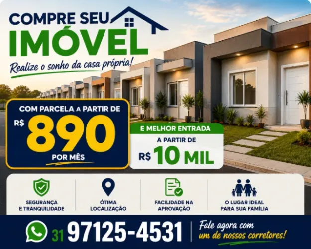 oportunidade $890 por mês em ipatinga 