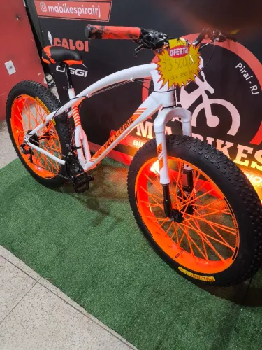 Bicicleta fatbike pneus largos