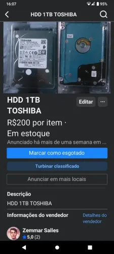 HDD 1TB TOSHIBA