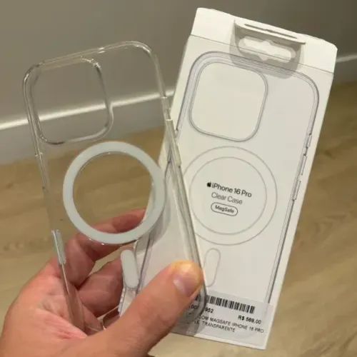 Capinha Clear Case iPhone 16 Pro Original Apple - Ótimo estado