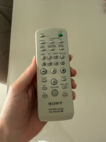 Controle Som Sony Zux9 Original 