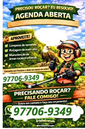 Roçador disponível na região