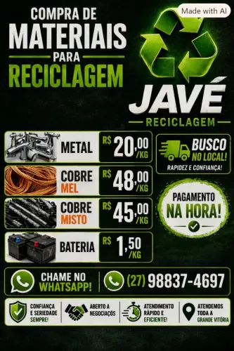 COMPRA DE SUCATA / MATERIAIS / RECICLAGEM