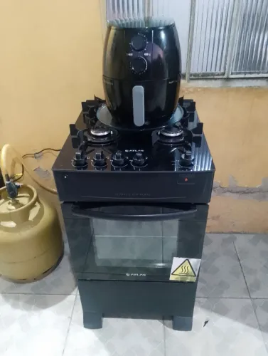 FOGÃO 4 BOCAS ATLAS AUTOMÁTICO DE AIR FRYER 