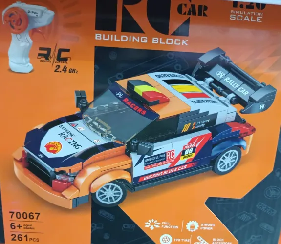 Carrinho de blocos de montar