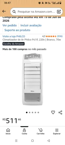 Climatizador de ar Philco