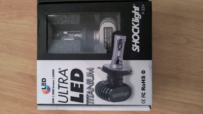 Par Lâmpadas UltraLed Shocklight h4