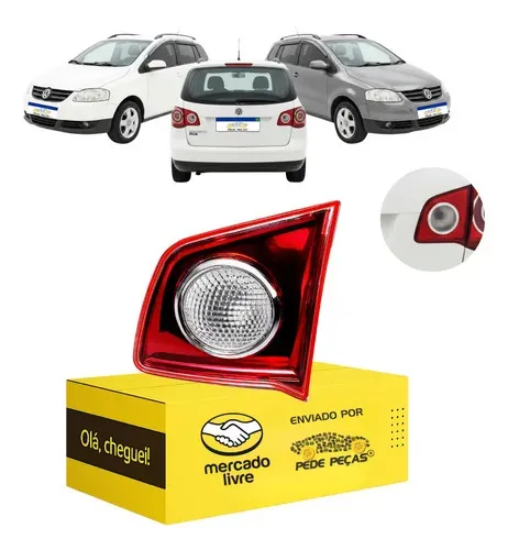 Lanterna Traseira Tampa Vw Spacefox 2006 07 08 09 2010 Ld Direito/passageiro