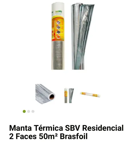 Manta térmica para telhado