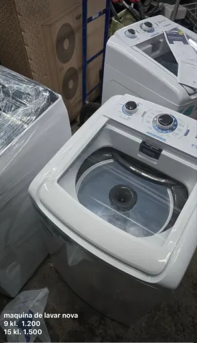 Vendo maquina de lavar nova de outlet de 9 kilos e 15 kilos