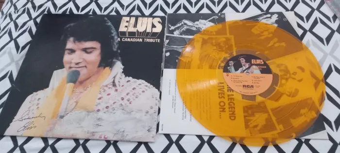 LP Elvis canadian amarelo translúcido importado