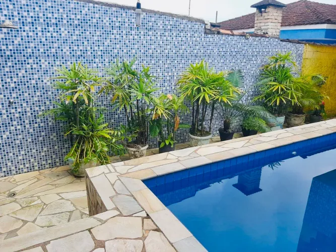 Casa temporada com piscina - Mongagua 