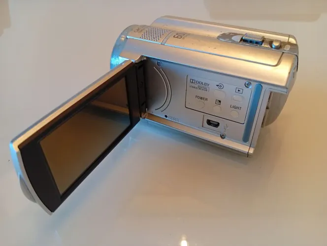 Filmadora Sony sem bateria