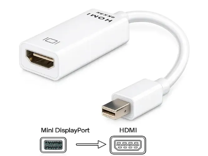 Adaptador Mini Displayport (Mini Pd) para Hdmi Conversor para Macbook e Notebook