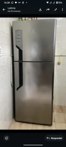 Geladeira Inox Electrolux Frost Free ( não funciona)