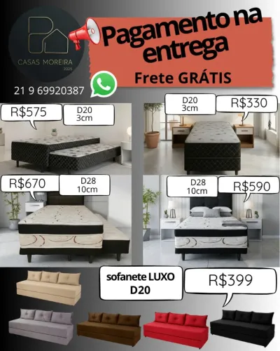 Cama Solteiro/ Bicama