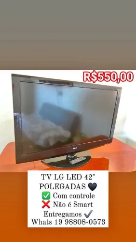 TV LG 42 polegadas led(NÃO é Smart)