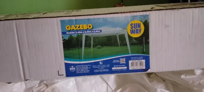 Tenda Gazebo nova.