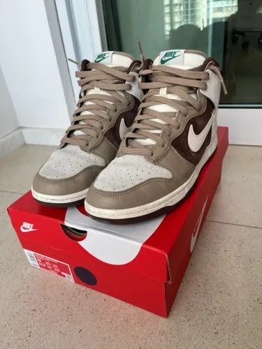 Nike Dunk High Light Chocolate