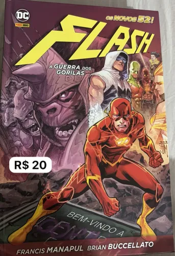 HQ GRAPHIC NOVEL FLASH GUERRA DOS GORILAS 