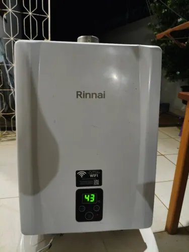 Aquecedor a gás Rinnai digital 