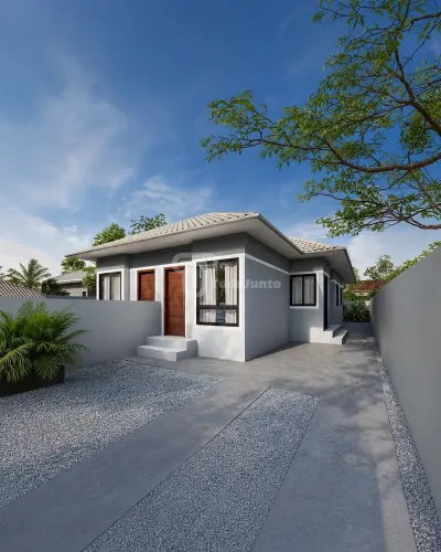 Casa Geminada 3 Quartos com 1 Suíte e 65m² - Guarda do Cubatão